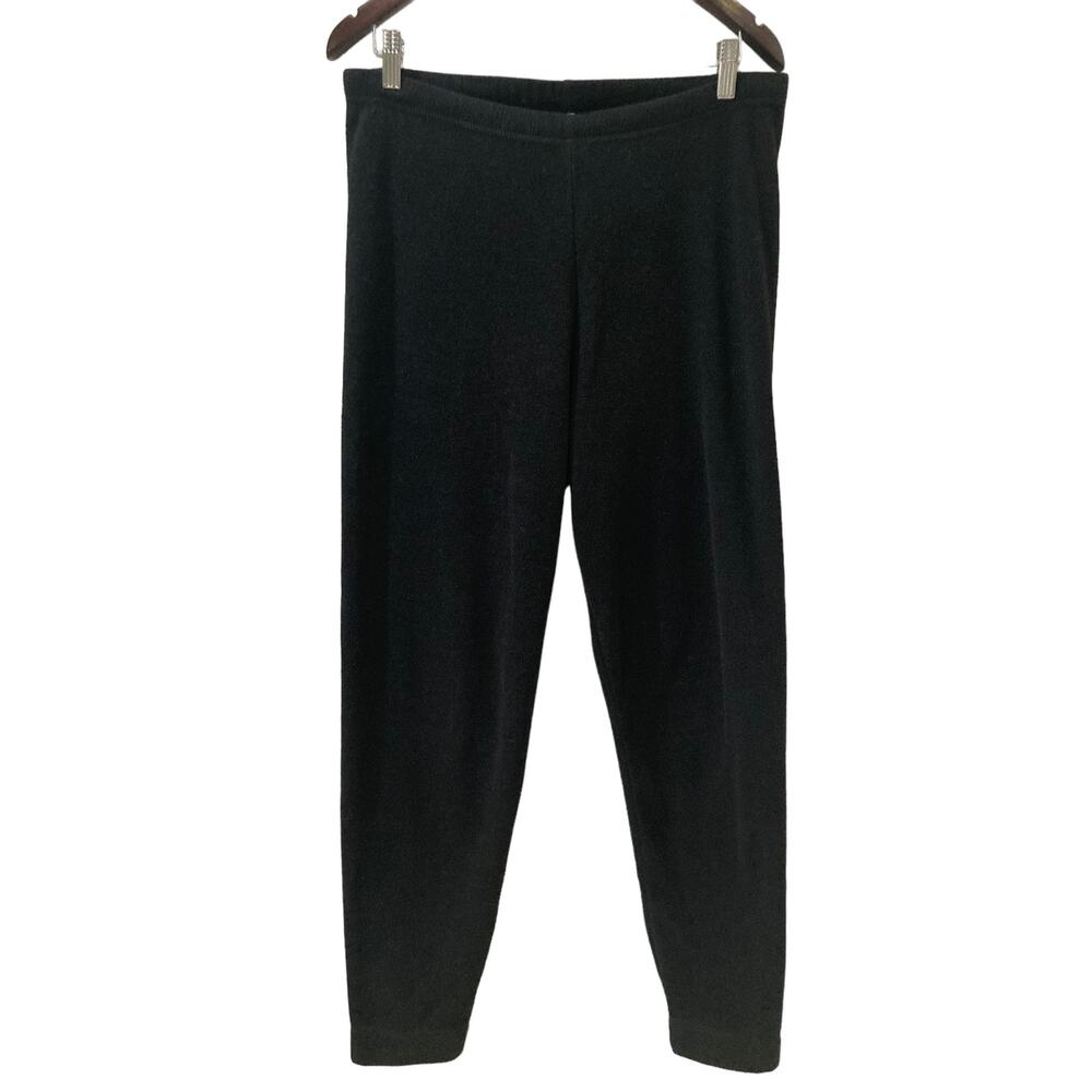 Vintage Ruby Ski Fashions Polartec Black Sweatpants Size Medium Made in USA